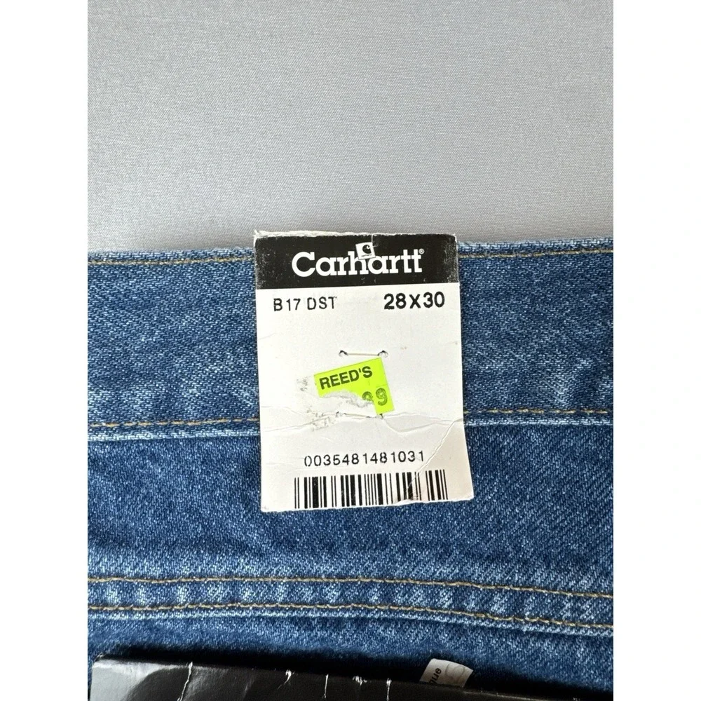 Carhartt B17 DST Relaxed Fit Tapered Leg Jeans 28x30 NWT 2008 Darkstone